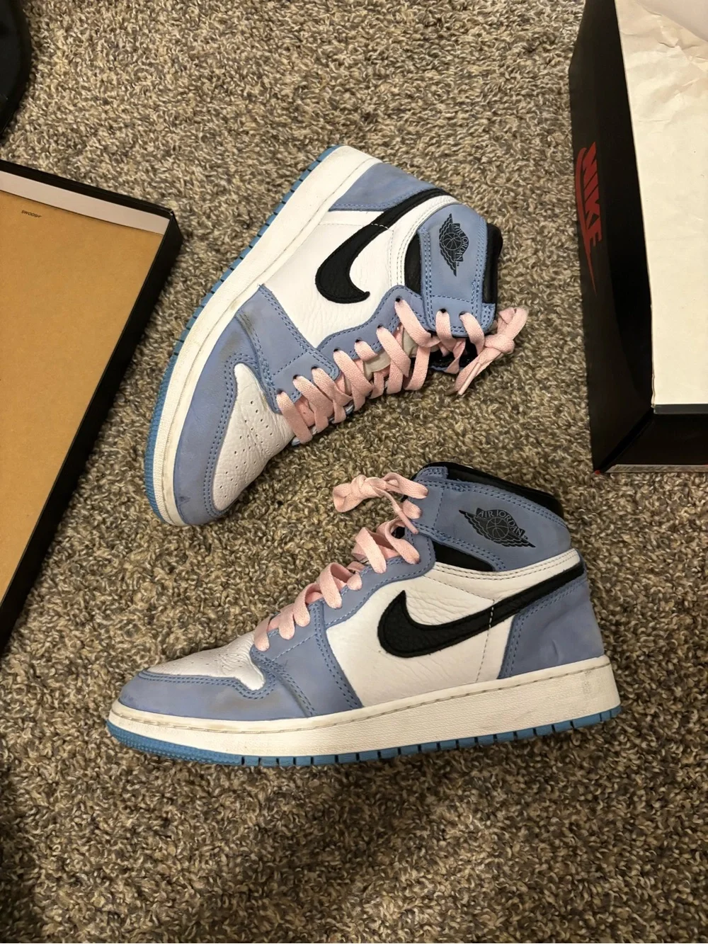 University Blue Retro 1 High 5.5